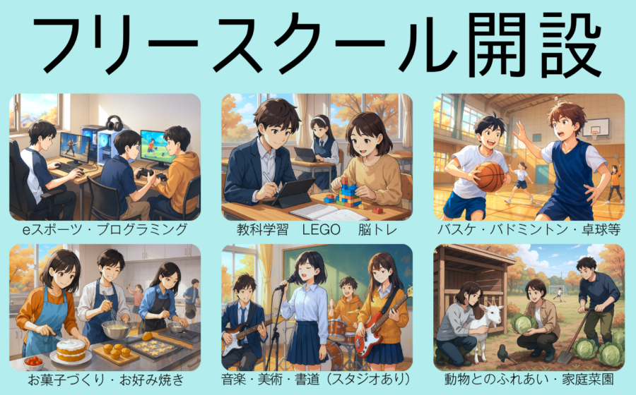 向洋駅前キャンパス/安浦キャンパス　フリースクール開催中